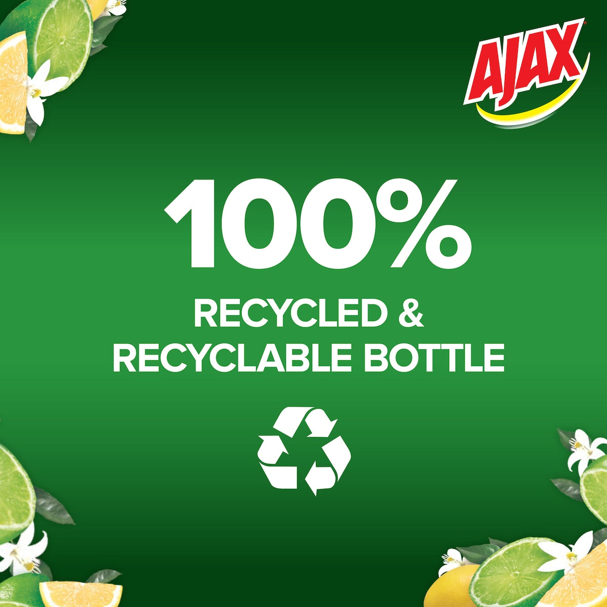 Ajax Spray & Wipe Multipurpose Kitchen Cleaner Baking Soda 500ml