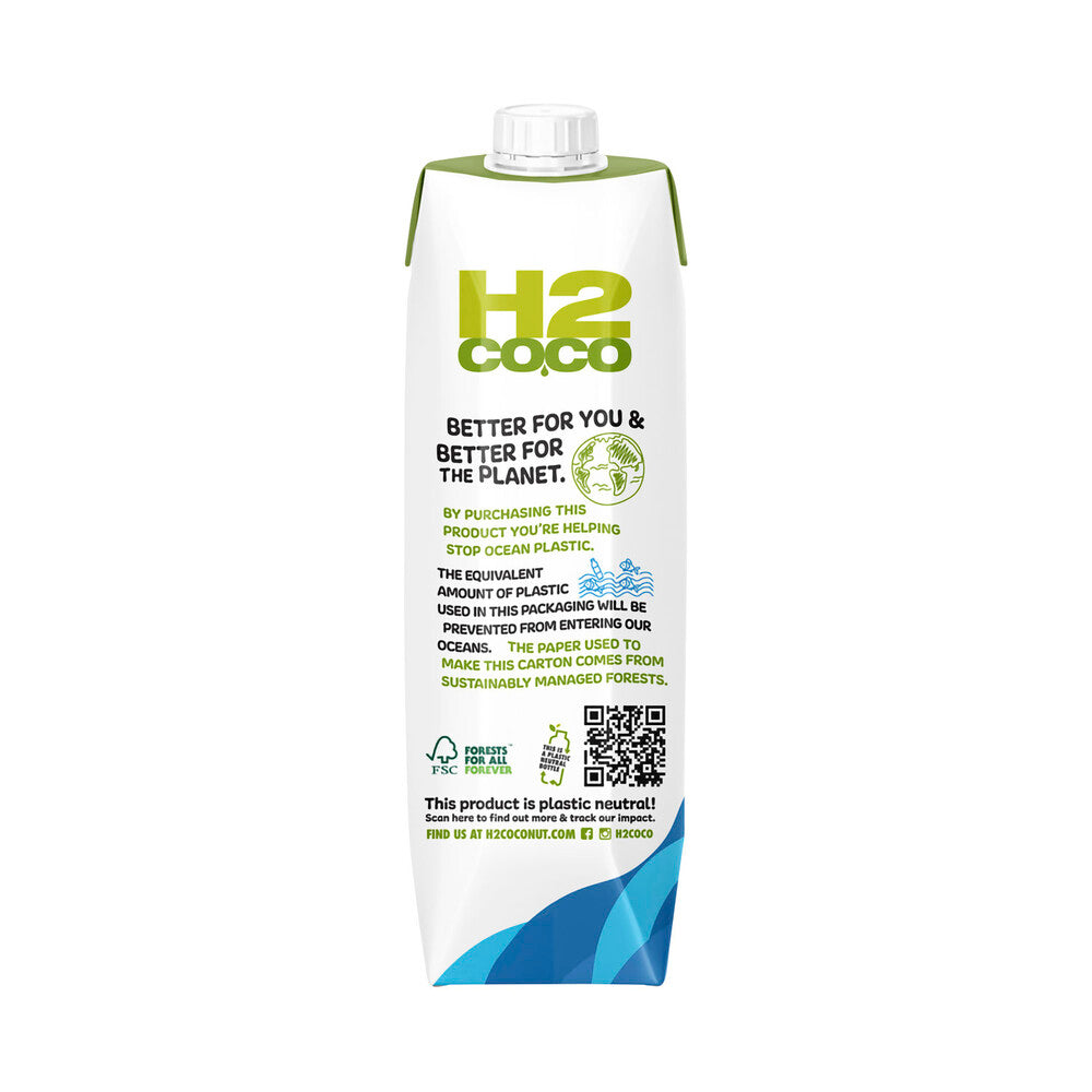 H2 Coco 100% Natural Coconut Water - 1L