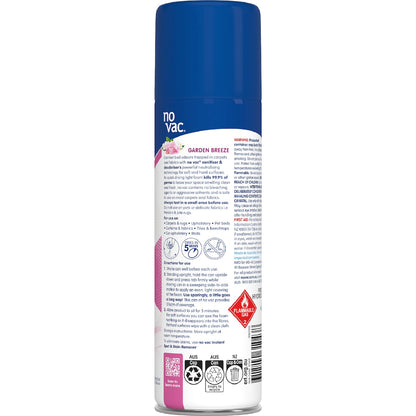 No Vac Sanitiser & Deodoriser Carpet Garden Breeze 290g