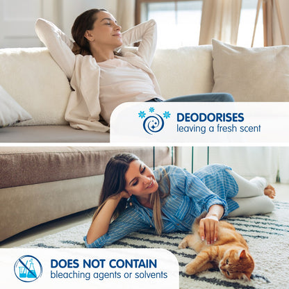 No Vac Sanitiser & Deodoriser Carpet Garden Breeze 290g
