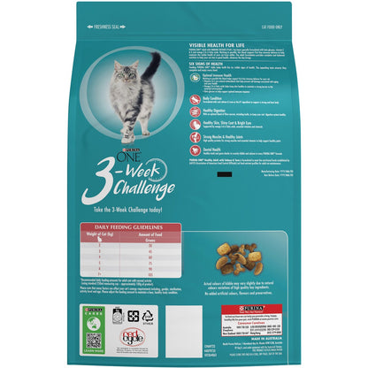 Purina One Healthy Adult With Salmon & Tuna 1+ Years Dry Cat Food 3kg