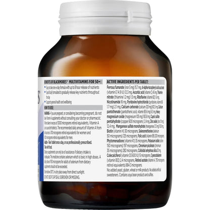 Blackmores Multivitamins For 50+ Release Tablets 60 pack