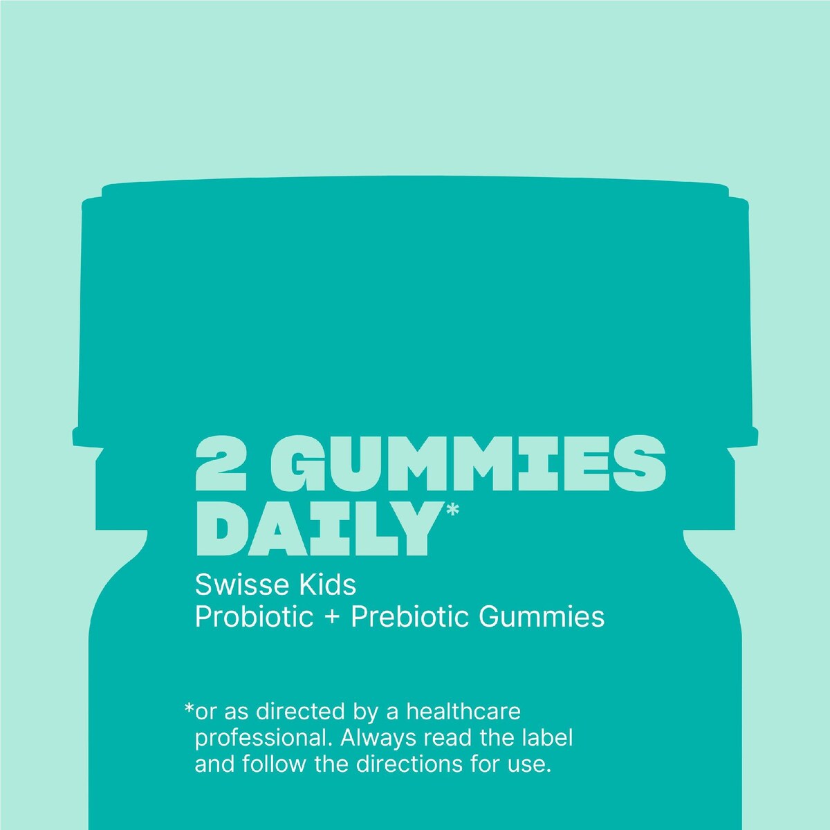 Swisse Kids Probiotic + Probiotic Gummies For Gut Health 45 Pack