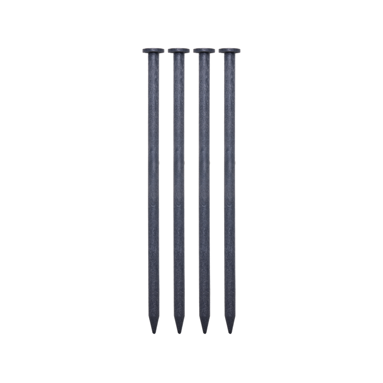 Tuscan Path 230mm Grey Nylon Pegs - 4 Pack
