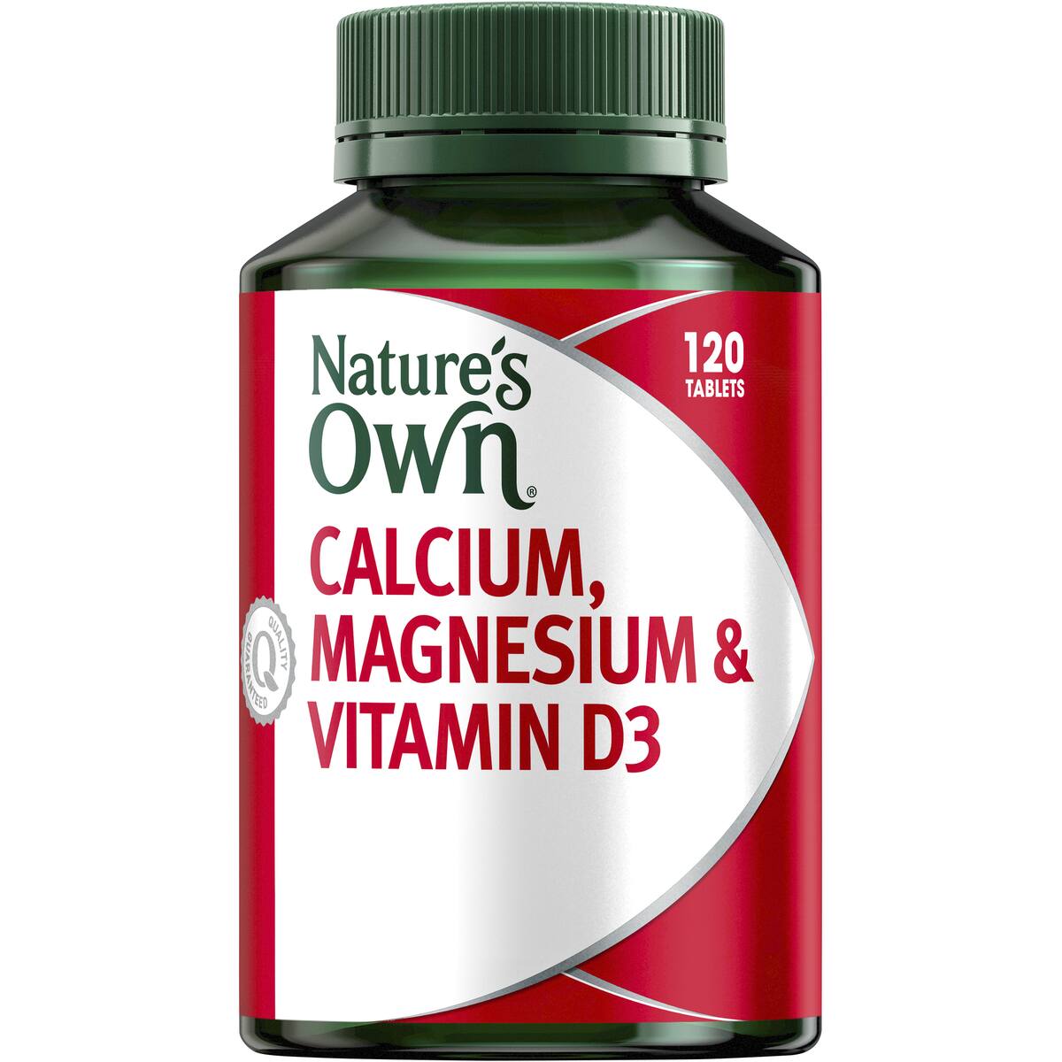 Nature's Own Calcium Magnesium & Vitamin D Tablets For Bone Health 120 Pack