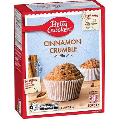 Betty Crocker Cinnamon Crumble Muffin Mix Muffin Mix 500g