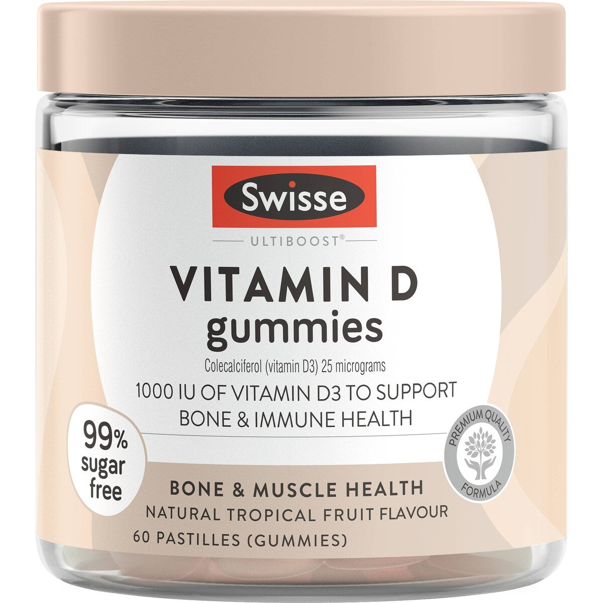 Swisse Ultiboost Vitamin d Gummies For Bone And Muscle Health 60 Pack