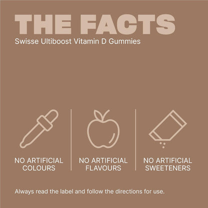 Swisse Ultiboost Vitamin d Gummies For Bone And Muscle Health 60 Pack