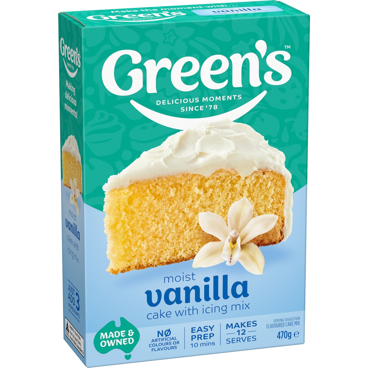Green's Cake Mix Traditional Vanilla 470g
