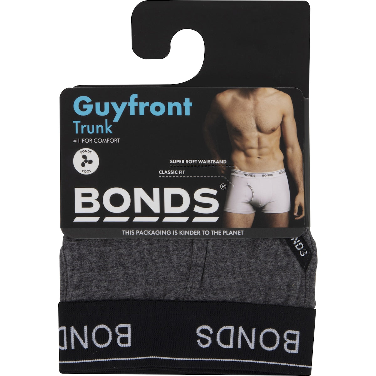 Bonds Mens Guy Front Trunk Size Medium Assorted Each