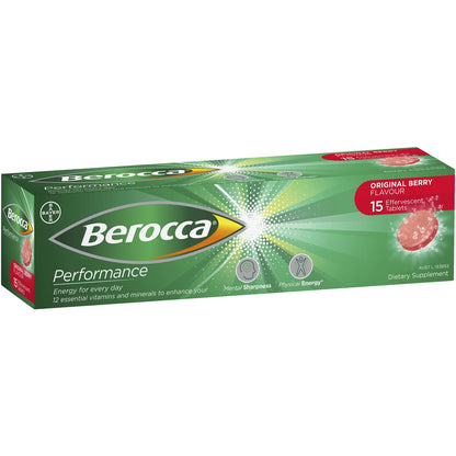 Berocca Vitamin B & C Original Berry Flavour Energy 15 pack