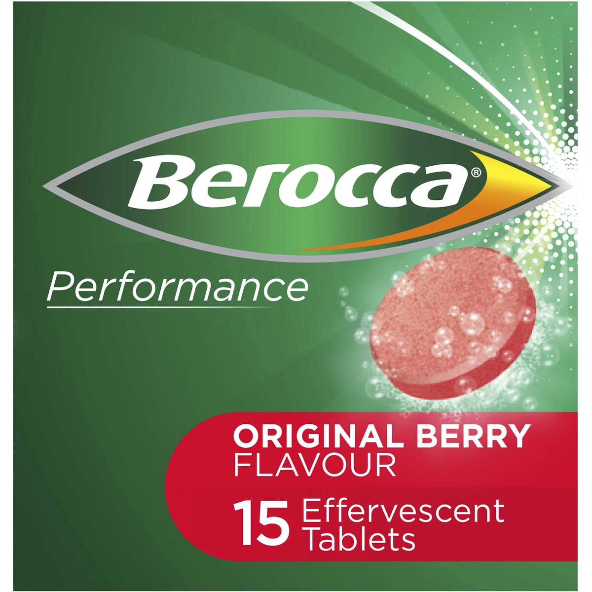 Berocca Vitamin B & C Original Berry Flavour Energy 15 pack