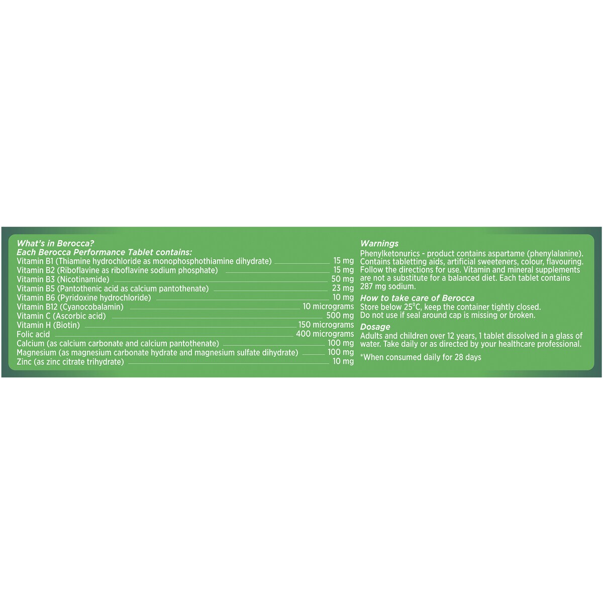 Berocca Vitamin B & C Original Berry Flavour Energy 15 pack