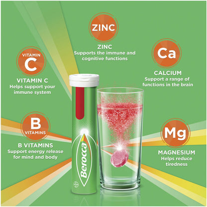 Berocca Vitamin B & C Original Berry Flavour Energy 15 pack