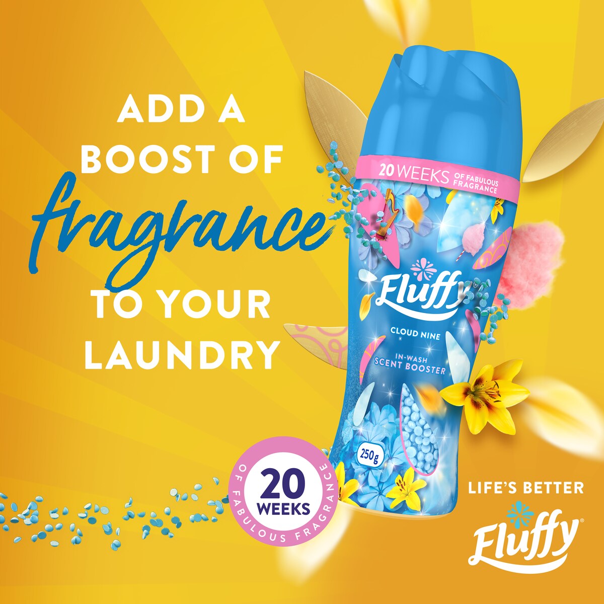 Fluffy In-Wash Scent Booster Cloud Nine 250g