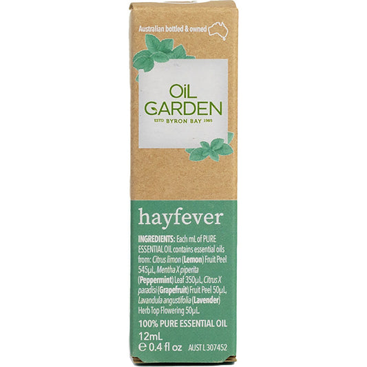 Oil Garden Pure Essential Oil Hayfever 12ml