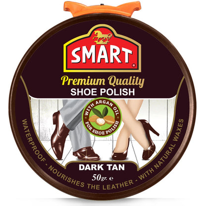 Smart Smart Shoe Polish Paste Dark Tan 50g