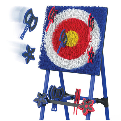 Eastpoint Sports Axe & Star Target Set 16 Piece Folding Bristle