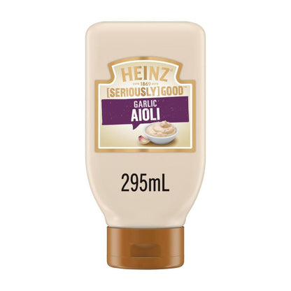 Heinz Seriously Good Garlic Aioli Mayonnaise - 295mL