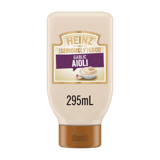 Heinz Seriously Good Garlic Aioli Mayonnaise - 295mL