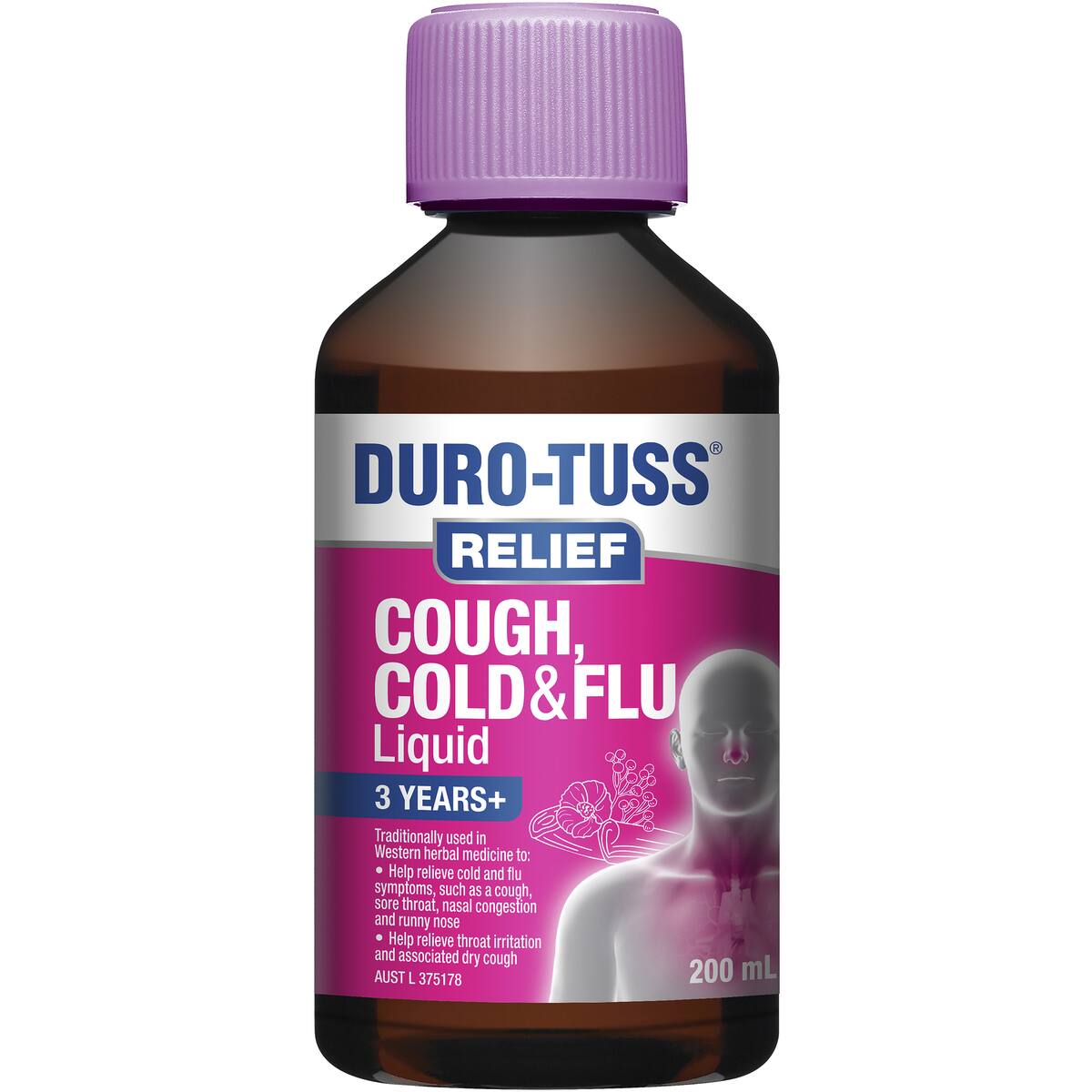 Duro-tuss Relief Cough Plus Cold & Flu 200ml
