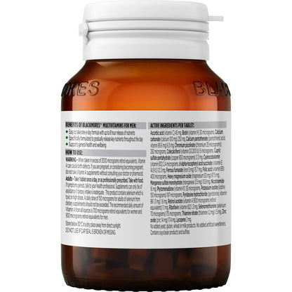 Blackmores Multivitamins For Men Release Tablets 60 pack