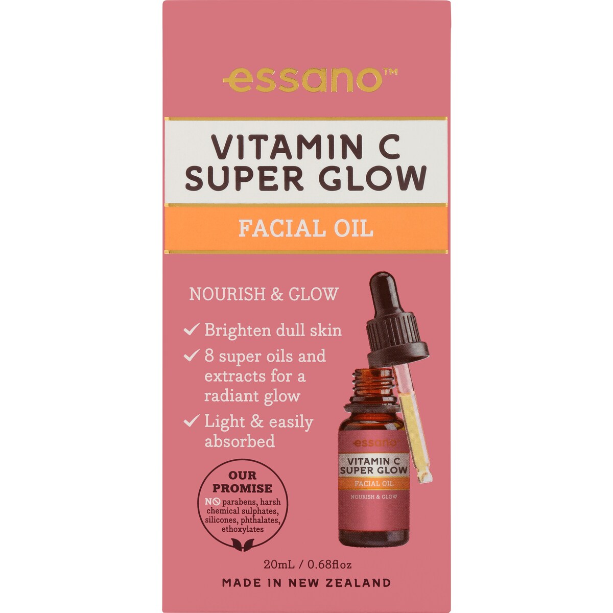 Essano Vitamin C Super Glow Facial Oil 20ml