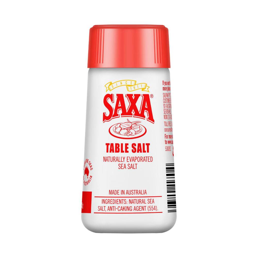Saxa Table Salt Shaker - 125g