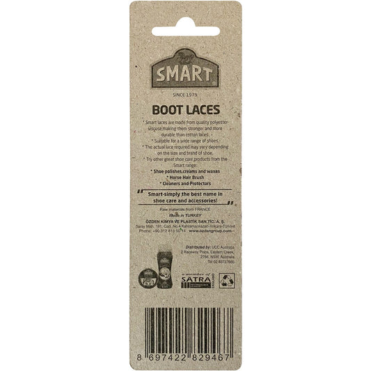 Smart Smart Boot Laces Black 120cm each