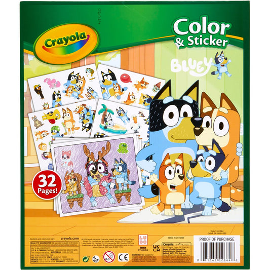 Crayola Color & Sticker Bluey Each