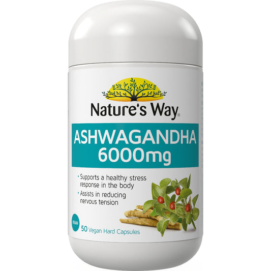 Natures Way Ashwagandha Hard Capsules 50 Pack