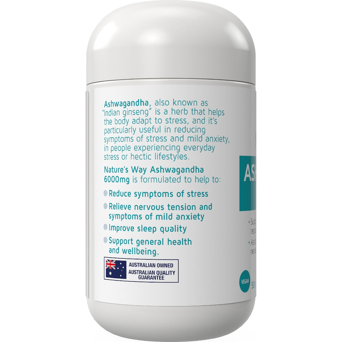 Natures Way Ashwagandha Hard Capsules 50 Pack