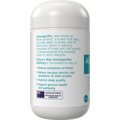 Natures Way Ashwagandha Hard Capsules 50 Pack