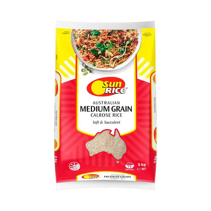 Sunrice Australian Medium Grain White Rice - 5kg