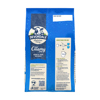 Devondale Instant Full Cream Milk Powder - 1kg