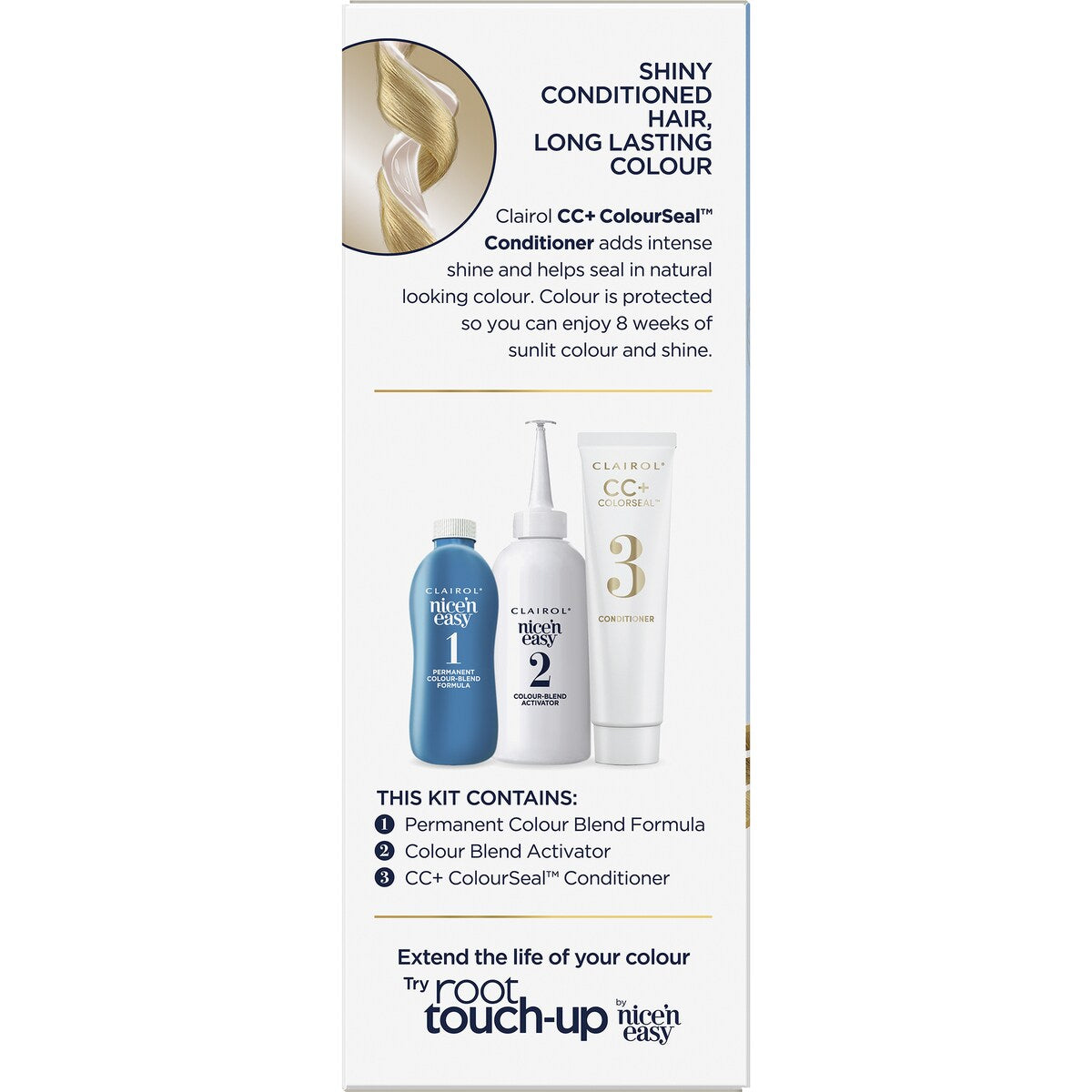 Clairol Nice & Easy Permanent 9.5a Babybaby Blonde Hair Colour Each