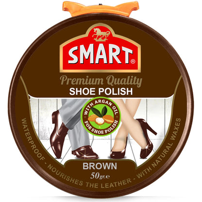 Smart Smart Paste Shoe Polish Brown 50g