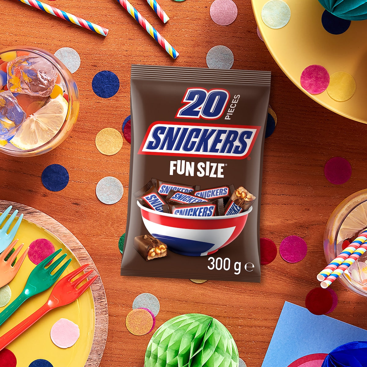 Snickers Milk Chocolate Party Share Bag 20 Pack