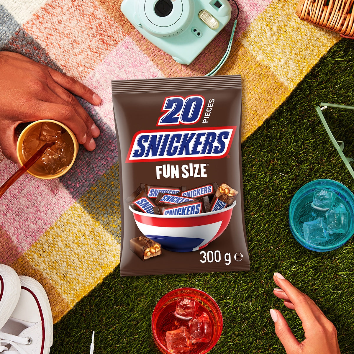 Snickers Milk Chocolate Party Share Bag 20 Pack