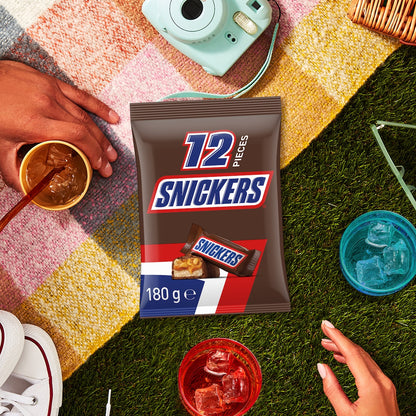 Snickers Milk Chocolate Party Share Bag 12 Pack