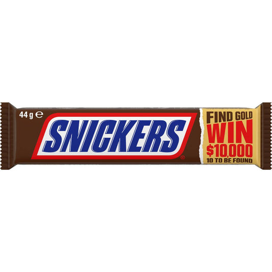 Snickers Chocolate Bar Peanuts Caramel Nougat 44g
