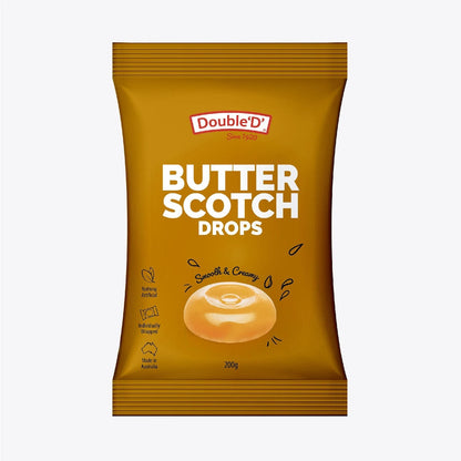 Double D Butterscotch Drops 200g