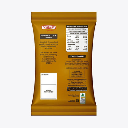 Double D Butterscotch Drops 200g