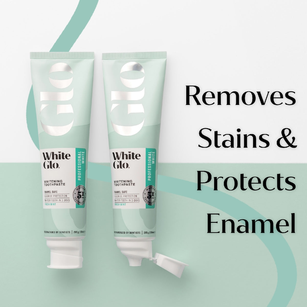 White Glo Professional Whitening Toothpaste 205g