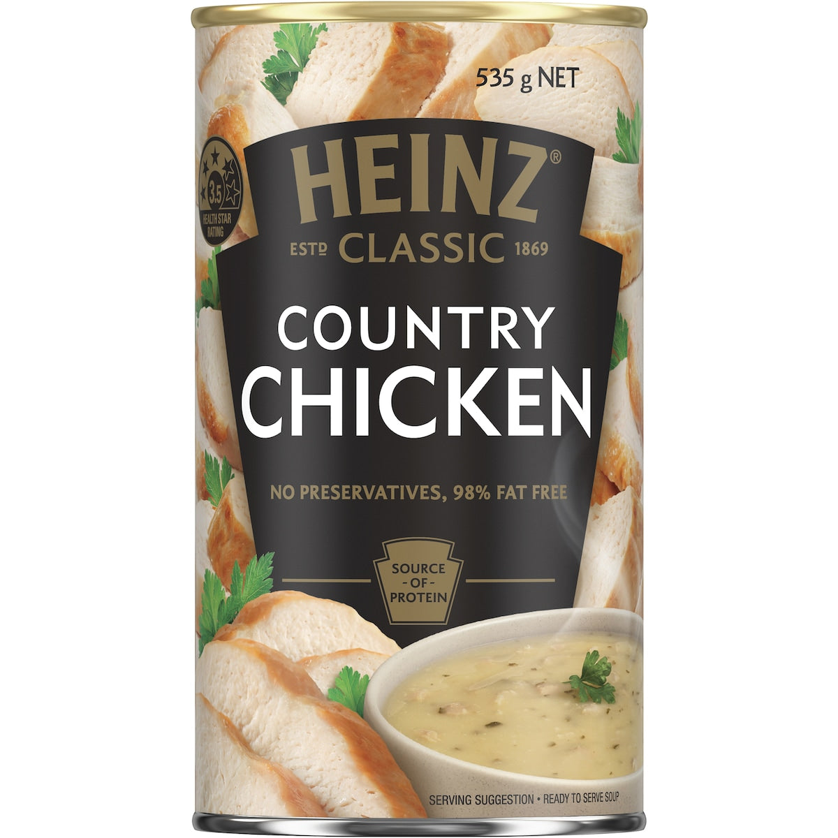 Heinz Classic Canned Soup Country Chicken 535g