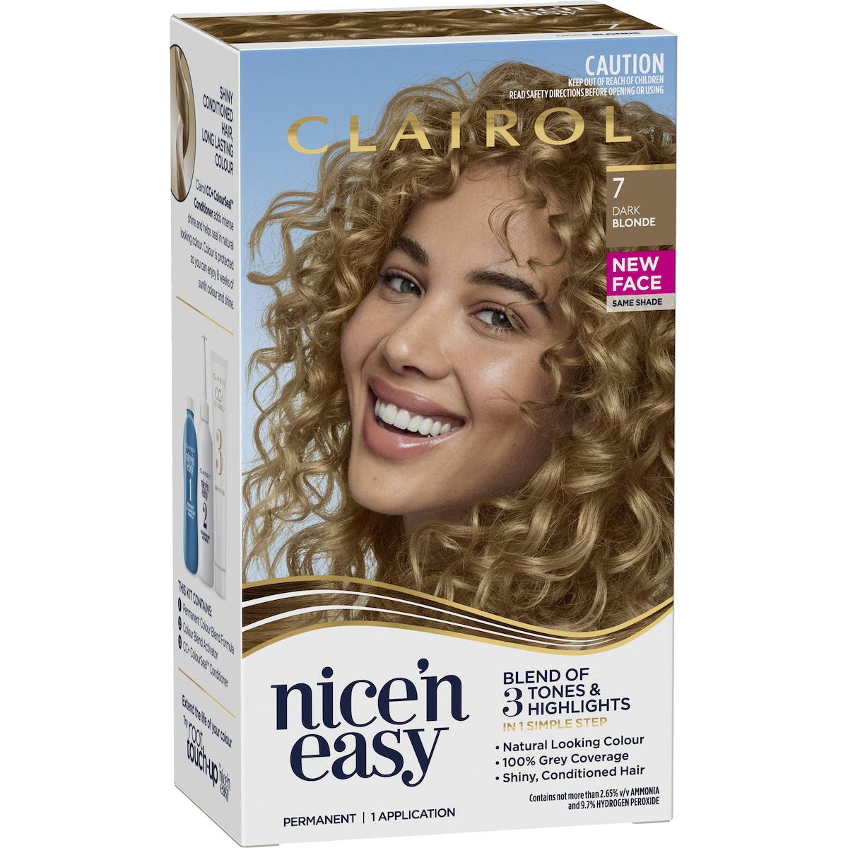 Clairol Nice 'n Easy Permanent 7 Dark Blonde Hair Colour Each