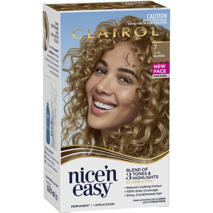 Clairol Nice 'N Easy Permanent 7 Dark Blonde Hair Colour each