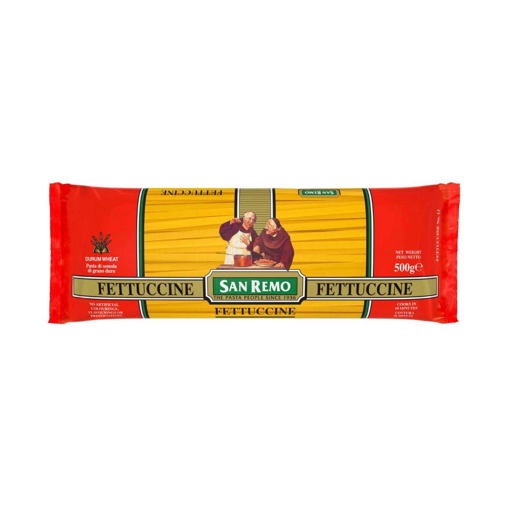 San Remo Plain Fettuccine Pasta - 500g