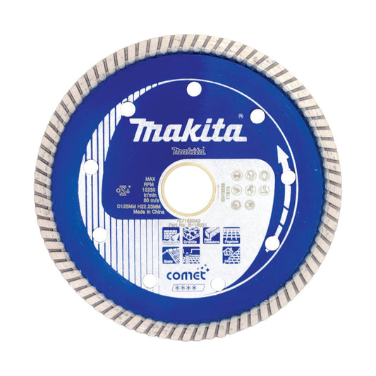 Makita Diamond Blade Turbo - 125mm x 22.23mm