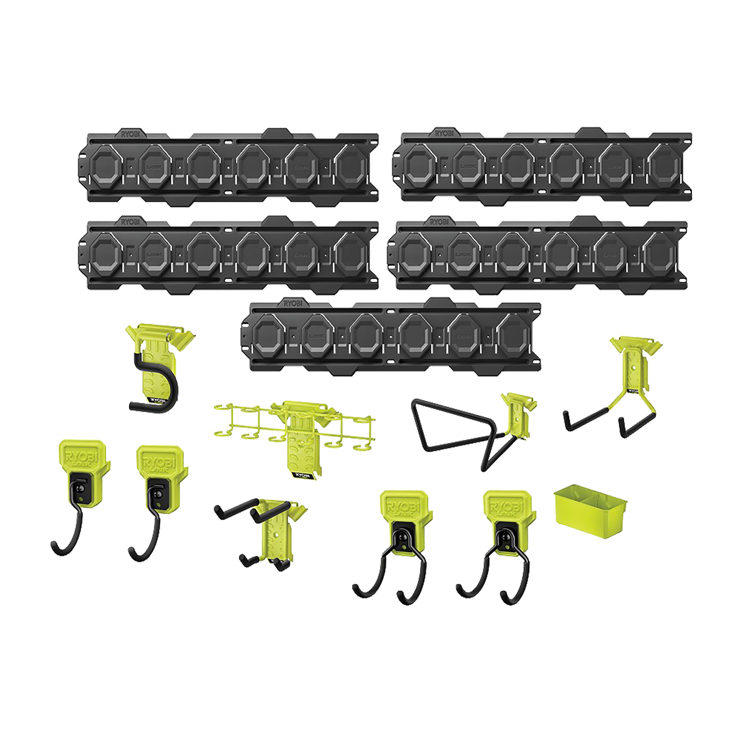 Ryobi Link 15 Piece Wall Storage Kit - 216 x 340 x 860mm